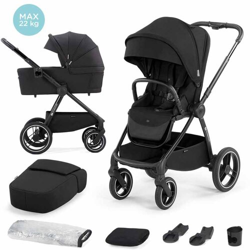 Kinderkraft dječja kolica Nea 3u1 B, midnight black Slike