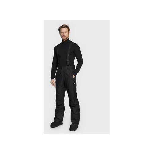 4f Smučarske hlače H4Z22-SPMN001 Črna Regular Fit
