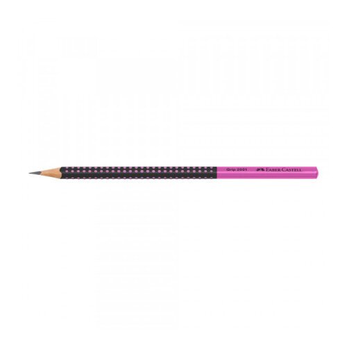 Faber Castell grafitna olovka grip B two tone 517011 crna-pink ( 7421 ) Cene