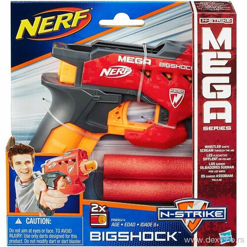 Hasbro igračka Nerf N-Strike Mega Bigshock Blaster A9314 Slike