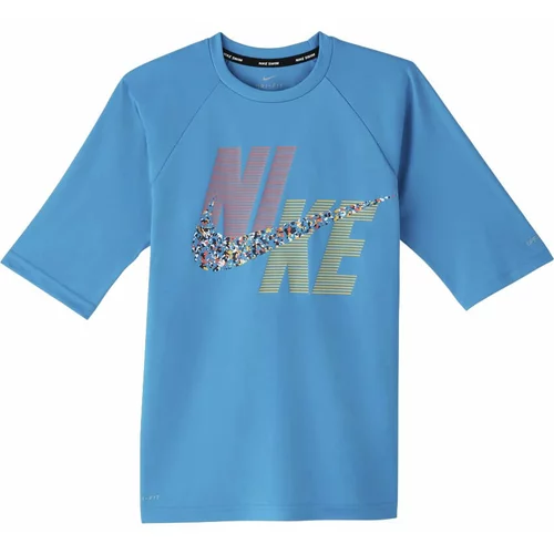 Nike Otroška UV zaščitna majica Pixel Party Half Sleeve Hydroguard Modra