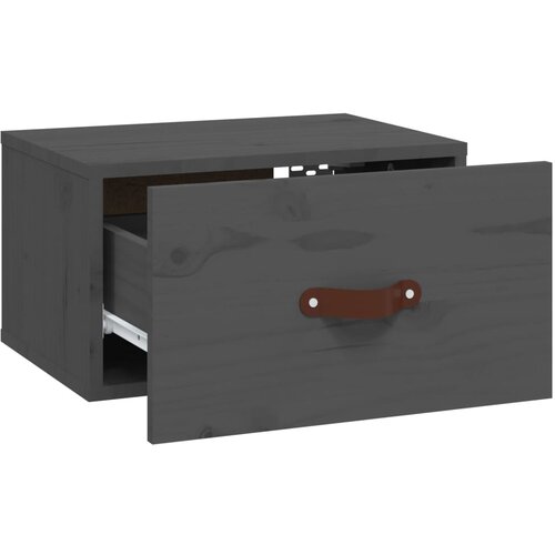 VidaXL Zidni noćni ormarić sivi 40 x 29,5 x 22 cm Slike