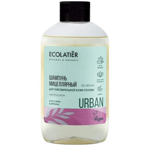 ECOLATIER Urban - Micelarni šampon za osetljivo teme ALOA VERA & VERBENA 600ml