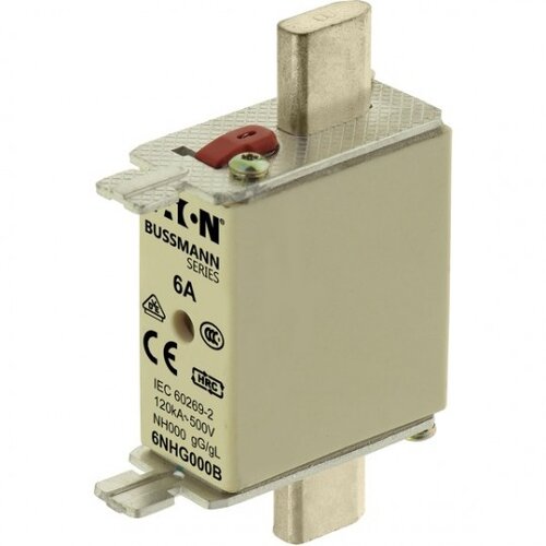 Eaton Nožasti osigurač sa indikacijom NH000 6A AC 500V 6NHG000B Cene