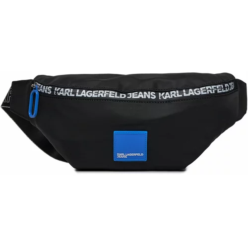 Karl Lagerfeld Pojasna torbica plava / crna / bijela