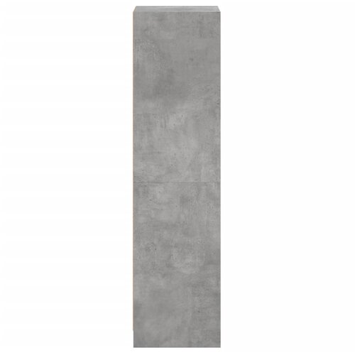  Visoka komoda sa staklenim vratima boja betona 35 x 37 x 142 cm Slike