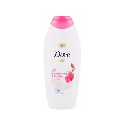 Dove caring bath almond cream with hibiscus kopel 700 ml