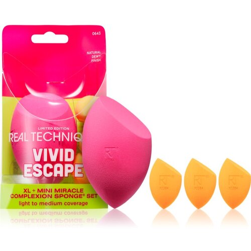Real Techniques Vivid Escape Complexion Perfection Sponge set set za ličenje Cene