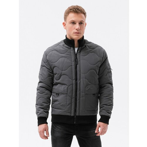 Ombre Clothing Men's mid-season quilted jacket C515 Slike