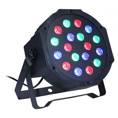 Vakoss RGB PAR DMX LED odrski reflektor 18 x 1W LED z LED zaslonom, (20411738) Cene