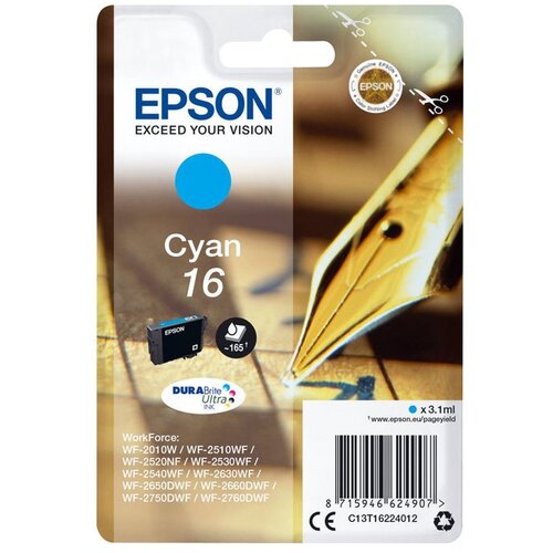 Epson T1622 Cyan kartu&scaron;a - C13T16224020, (22112489) Cene