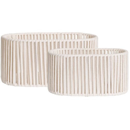 House Nordic Tekstilne košare v kompletu 2 ks 38x25,5x18 cm Arese – Cene