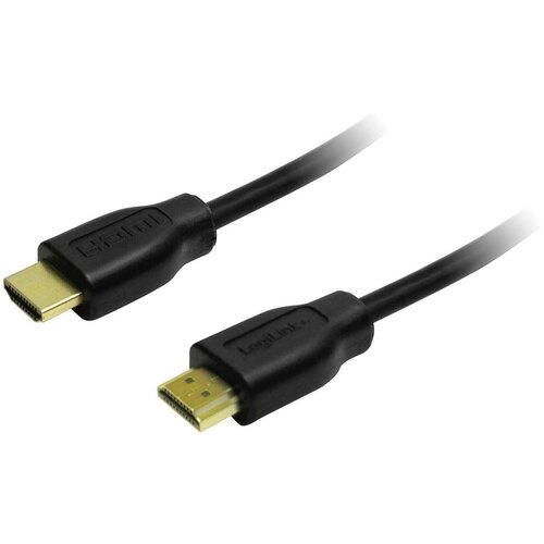 Logilink HDMI Priključni kabel [1x Muški konektor HDMI - 1x Muški konektor HDMI] 0.5 m Crna Cijene