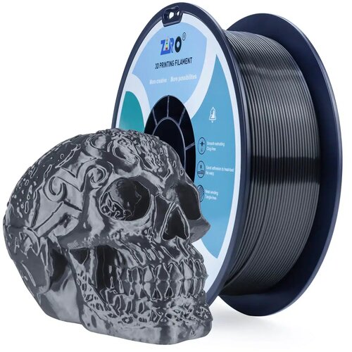  ZIRO Silk PLA filament 1,75 mm – Silver Black Cene