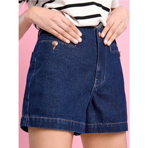 Sinsay ženske high waist kratke hlače od trapera ZB202-59J Slike