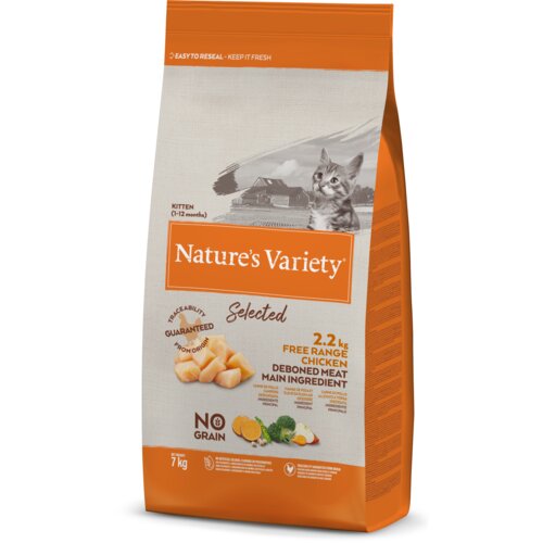 Nature's Variety No Grain Cat Kitten - pi&scaron;čanec 7 kg Cene