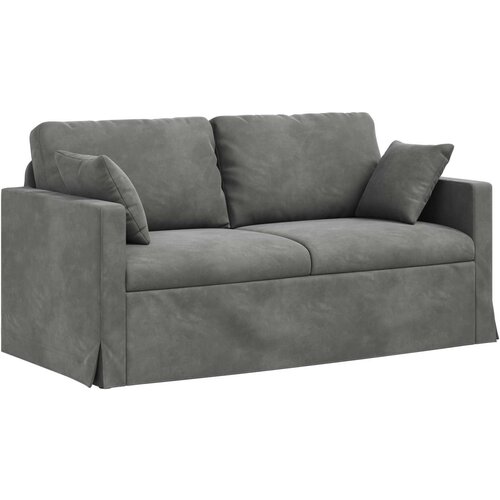 vidaXL Kavč Temno siva Splošne dimenzije: 158 x 78 x 80 cm (Š x G x V), (5000143893) Cene