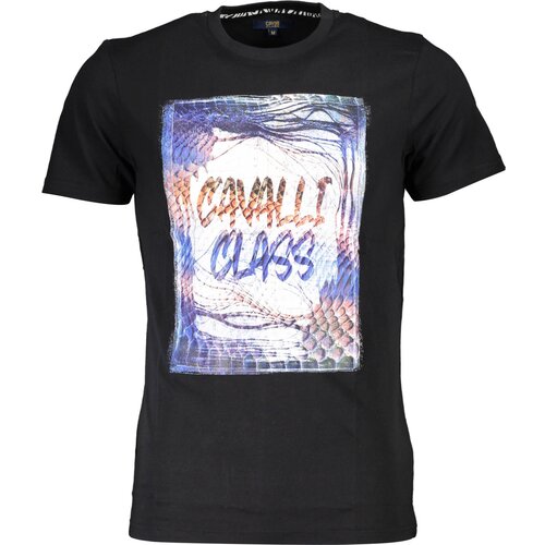 Cavalli Class SHORT SLEEVE T-SHIRT MEN BLACK Cene