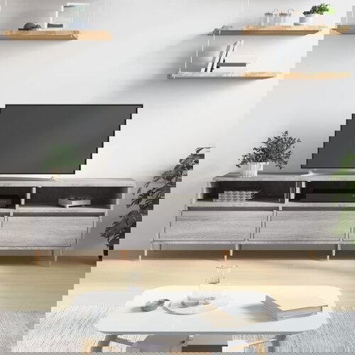vidaXL TV omarica siva sonoma 150x30x44,5 cm inženirski les Cene