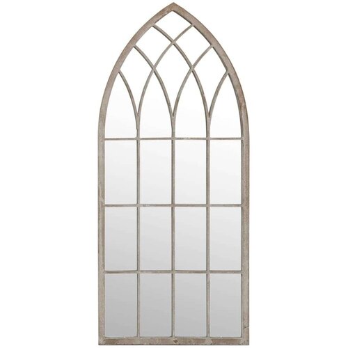 VidaXL Ogledalo boja pijeska 100x45 cm željezno za unutarnju upotrebu Slike