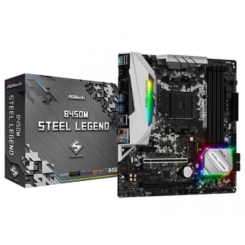 AsRock B450M STEEL LEGEND matična ploča Slike