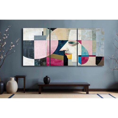 WALLXPERT 3P70100C014 Multicolor Decorative Canvas Painting (3 Pieces) Cene