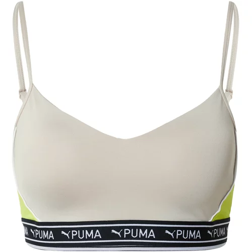 Puma Sportski grudnjak ecru/prljavo bijela / jabuka / crna / bijela