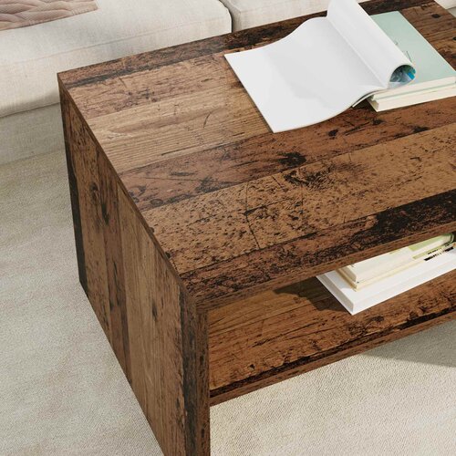  Kava Stol Staro drvo 60 x 50 x 40 cm Konstruirano drvo Slike