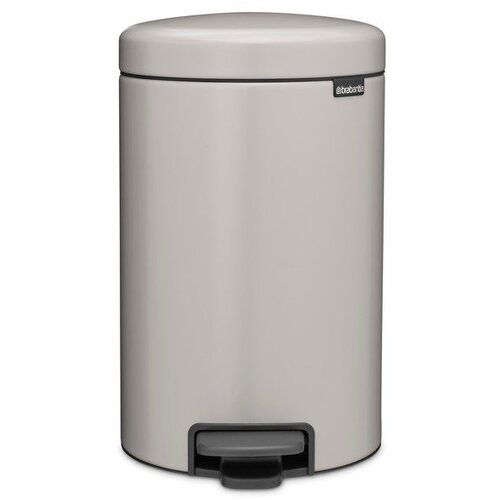 Brabantia Svetlo siv jeklen ko&amp;scaron; za smeti s pedalom 12 l NewIcon &amp;ndash; Slike
