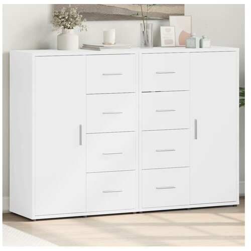 vidaXL Komoda 2 kom bijela 60x31x84 cm od konstruiranog drva Cene