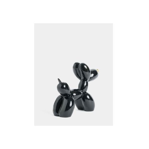 Aberto Design Dekorativna figura psa, 8x17x20cm, Crna Cene