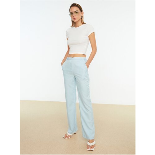 Trendyol Light Blue Pants - Women Slike