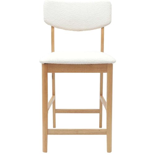  Trpezarijske stolice 2 pcs Prirodna 48 x 49 x 95 cm - Prirodna i bijela Slike