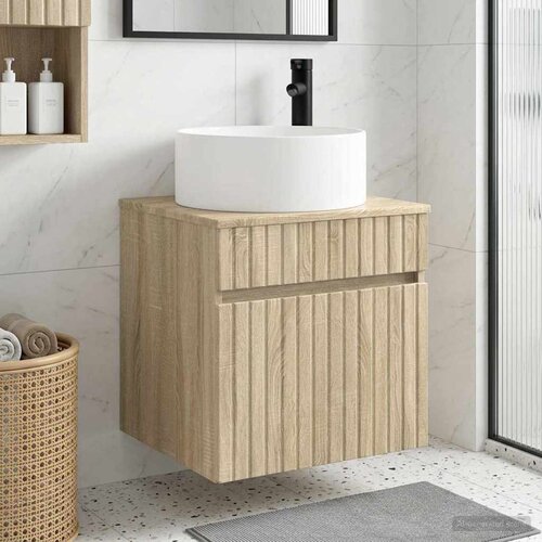  Umivaonik s policom za zid Hrast sonoma 49 x 44,5 x 65,5 cm Cijene