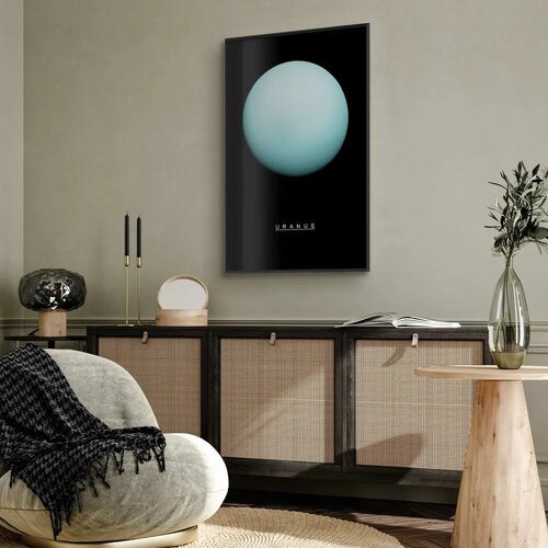  Plakat - Uranus 29.7x42 Crni okvir Cene