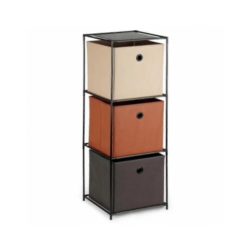 Vilde storage solutions 568099 - metlana polica sa 3 korpe , 34,5 x 100 cm Slike