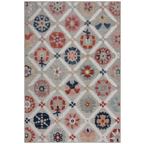 Flair Rugs Sivi vanjski tepih 290x200 cm Flora - Cijene