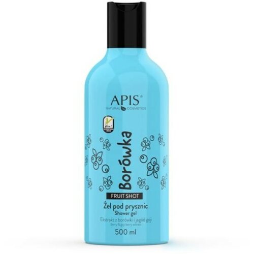 Apis Natural Cosmetics gel za tuširanje borovnica fruit shot 500 ml | apis cosmetics | kozmo Cene