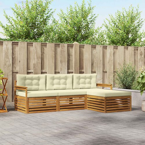  Set vanjskih sofa Prirodna i krem 249,5 x 162,5 x 73 cm Cene