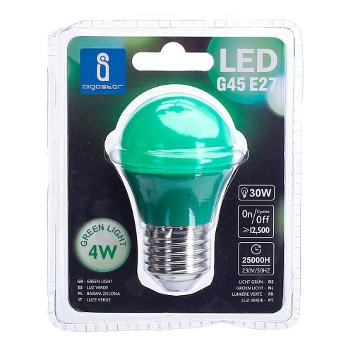 Aigostar led sijalica G45 E27/4W/230V zelena Slike