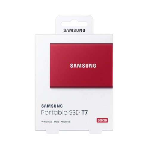 Samsung Portable SSD T7 500GB MU-PC500R eksterni hard disk Slike