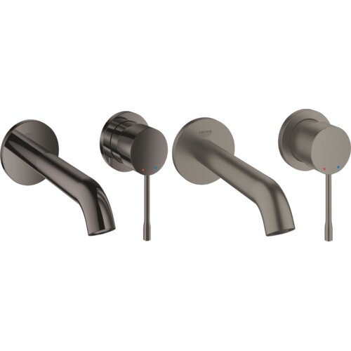 Grohe podometna enoročna armatura za umivalnik na dve odprtini Essence - hard graphite (19408A01) Slike