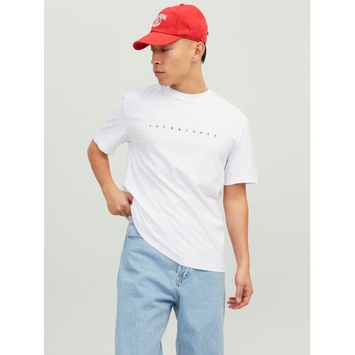 Jack &amp;amp; Jones Majica mornarsko plava / prljavo bijela Slike