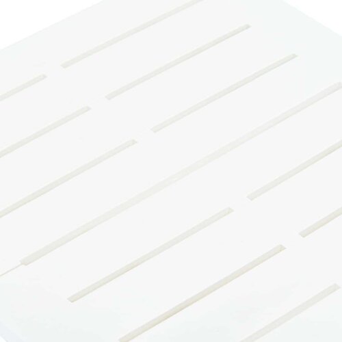  vrtni stol bijeli 45 x 43 x 50 cm plastični Slike