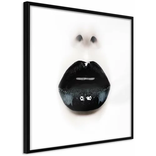  Poster - Black Lipstick (Square) 50x50