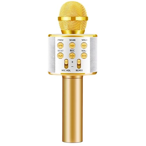  bluetooth karaoke mikrofon za djecu KGEBAO WS-858 zlatni Cijene