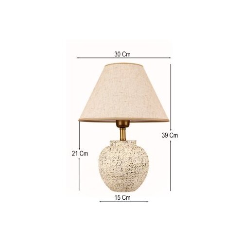 Opviq Stona lampa BK112, Krem Cene