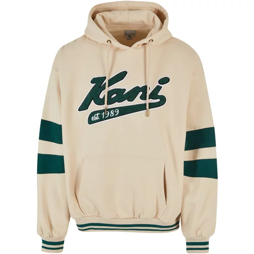 Karl Kani Sweater majica boja pijeska / smaragdno zelena / crna / bijela