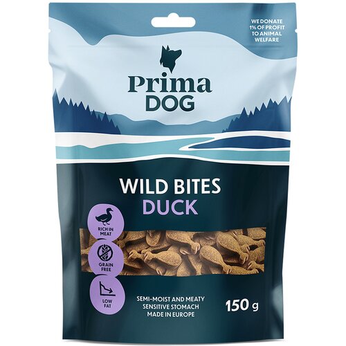  PrimaDog Wild Bites Soft Snack - Pačetina i ehinaceja (4 x 150 g) Cijene