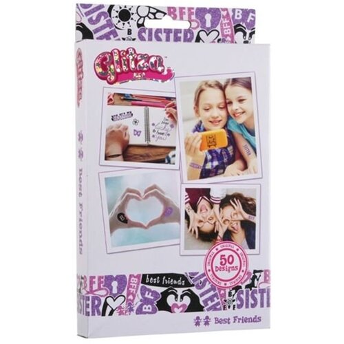 Mehano tattoo set glitza art - best friends Slike